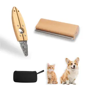 027685573247 DGZC Pet Dog Deshedding Tool Nail Kit