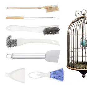 748327275342 DINTSTYLE Set Bird Cage Cleaner Animal Cleaning