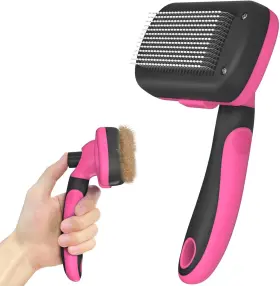 445054554544 DIPOO Cleaning Pet Brush Skin Deshedding Tool