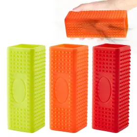 3STMQ DMWESPE Pack Pet Hair Remover Dog Cat Rubber Brush Car