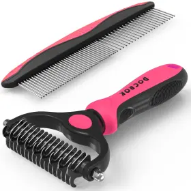 785034357480 DOCROK Pet Brush Comb Cat Dog Shedd
