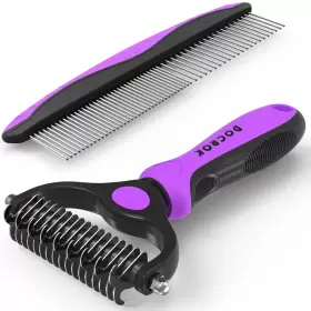 CJ-D20 DOCROK Pet Brush Comb Cat Dog Shedding