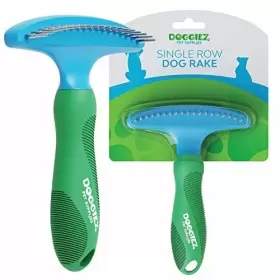 850044098040 DOGGIEZ PET SUPPLIES Rake Deshedding Brush Dogs