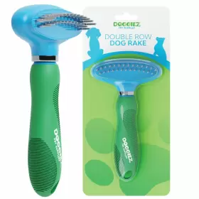 850044098057 DOGGIEZ PET SUPPLIES Double Row Dog Rake Comb