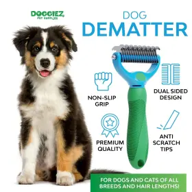 850044098071 DOGGIEZ PET SUPPLIES Dog Cat Dematting Tool Rake #2
