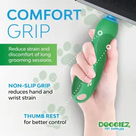 850044098194 DOGGIEZ PET SUPPLIES Slicker Brush Cats Dog Hair #3