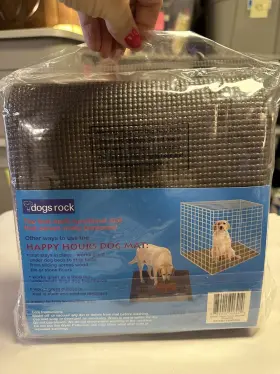 839915006414 DOGS ROCK Happy Mat Waterproof Clean Flat #2