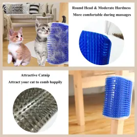 414797213574 DOUBLE 2 C Cat Groomer Pack Wall Corner Catnip #3