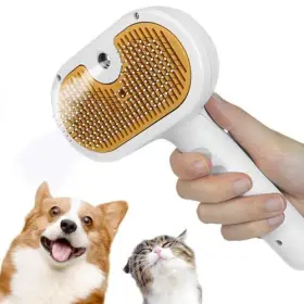 758332957058 DRIHARA Cat Steam Brush Shedding Steamy Hair #2