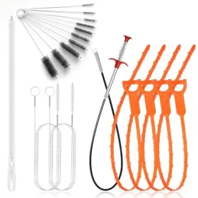DR007 DRSNAKE Drain Clog Remover Tool Set Snake Hair