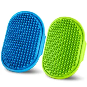 739608335718 DSOE Dog Bath Brush Shmpoo Massage Tapered Head