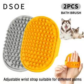 739608335756 DSOE Dog Bath Brush Shmpoo Massage Cleaning Set #2