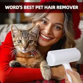 ROLLER-001 DUDU BEAR Pet Hair Remover Lint Efficient Cat Dog #2