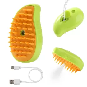 PW-2 DUMPILL Cat Hair Steam Brush Shedding Water Dogs Spa