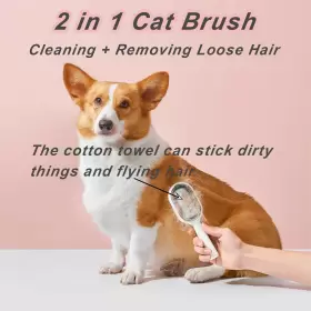 MS-0 DUMPILL Water Brush Dogs Pet Cat Bath Cle #2