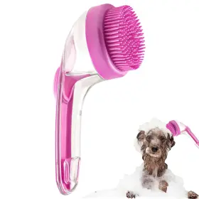 SHUA-612 DVHNMK Pet Bath Brush Dog Shampoo Bubble Maker