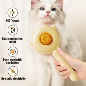 287193410067 ECHO PETS Sunflower Hair Cleaner Brush Cute Cat #2
