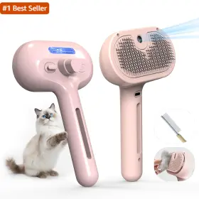 445012335345 EILIMY Pet Brush Mist Spray Gentle Deshedding