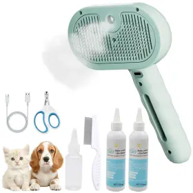 445000492470 ELAPHRENIX Pet Steam Brush Cat Dog Shedding