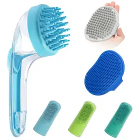 717359312523 ELEGX Pet Bath Massage Brush Light Kit