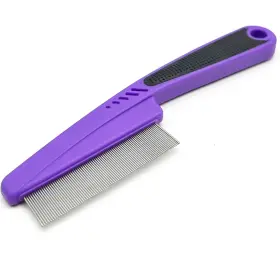 661918860492 ELFOSKIK Flea Comb Rubber Handle Lice Com #2