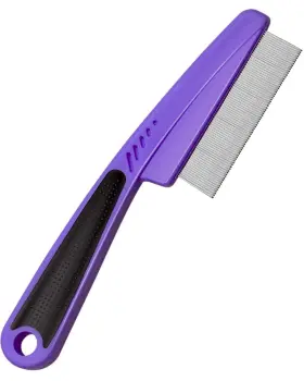 661918860492 ELFOSKIK Flea Comb Rubber Handle Lice Com
