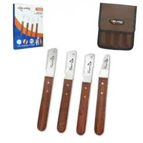 ELMX-P-4 ELMAXPRO Slant Stripping Knife Dogs Pack Rosswood #2