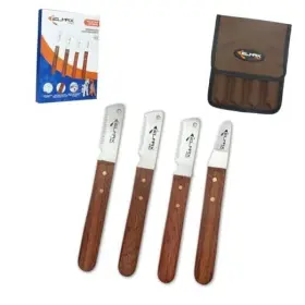 ELMX-P-4 ELMAXPRO Slant Stripping Knife Dogs Pack Rosswood
