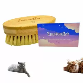 197644893263 EMERVEILLER Pet Brush Cats Dogs Natural Agave
