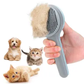 733063653288 EMMIUSS Cat Brush Cleaning Slicker Brushes