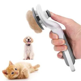 733063653349 EMMIUSS Cat Brush Cleaning Slicker Shedding Loo