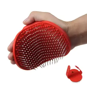 9898831 EMOURS Pet Rubber Brush Massager Loop Handle