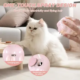 797409342755 ENTTGO Cleaning Cat Steam Brush Shedding Pet #2