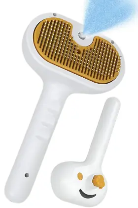 705353206887 ENUKYCOM Dogs Steam Brush Shedding Spray Cat Pet