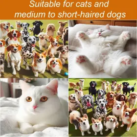 793931624994 ENUKYCOM Pet Hair Dryer Dogs Cats Removal Comb #3