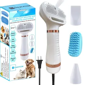 793931624994 ENUKYCOM Pet Hair Dryer Dogs Cats Removal Comb