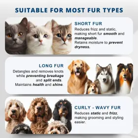 793931625519 ENUKYCOM Pet Brush Cats Dogs Negative Ion #2