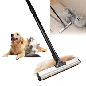 ASIN176 ENUKYCOM Dualedge Carpet Rake Pet Hair Removal Matted