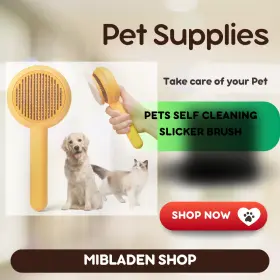 744110228229 EOIVSH Cleaning Slicker Brush Dog Cat Shedding