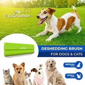 EG-10002LIME-GREEN EQUIGROOMER Easygroomer Deshedding Brush #3