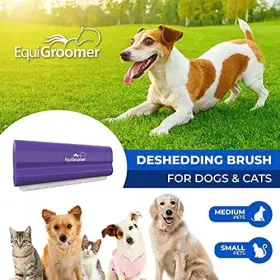 EG-10002PURPLE EQUIGROOMER Easygroomer Deshedding Brush Dogs #3