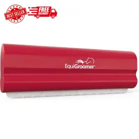 EG-10002RED EQUIGROOMER Deshedding Brush Dogs Cats