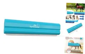EG9-TURQ EQUIGROOMER Deshedding Brush Horses Undercoat Tool