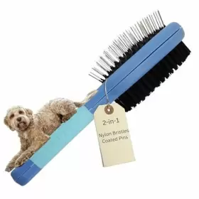 AKC10 AKC Dense Bristles Shiny Coat Coated Brush