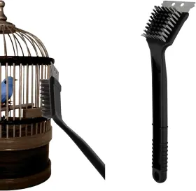 EV-25 EVENPOP Bird Cage Brush Steel Handle Droppings Cleaning