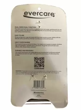 617313 EVERCARE Pet Hair Lint Remover Dual Delicate Comb Duo #2