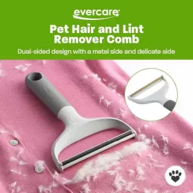 617412 EVERCARE Pet Hair Lint Remover Reversible Comb Duo #2