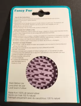 FANCFMCL0112 EVRI Fancy Fur Soap Dispensing Round Rubber Pet #2