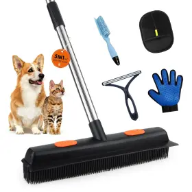 JM1117 FANTSPATI Carpet Rake Pet Hair Removal Tool