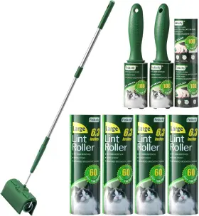 705353739101 FEDICELLY Handle Lint Roller Pet Hair Sheets